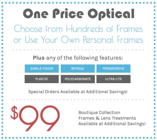 $99 frames and treatments coupon